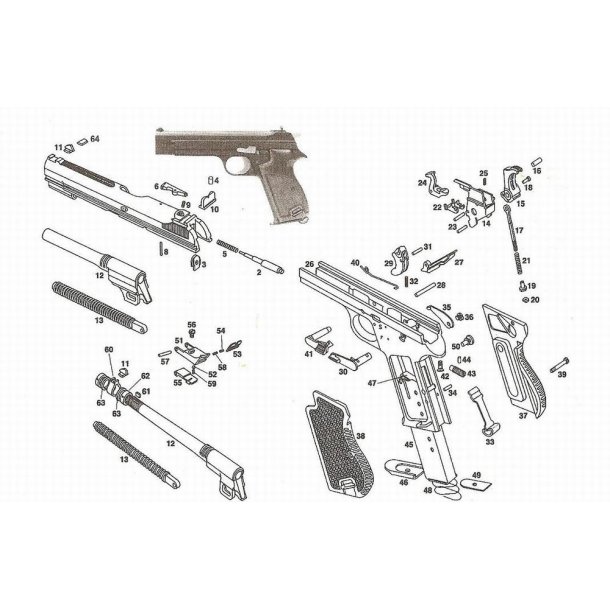 A - SIG 210 - Plan of parts.